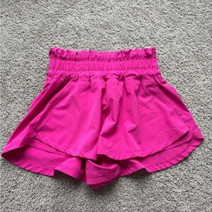 Vanilla Star High Waist Fuchsia Shorts